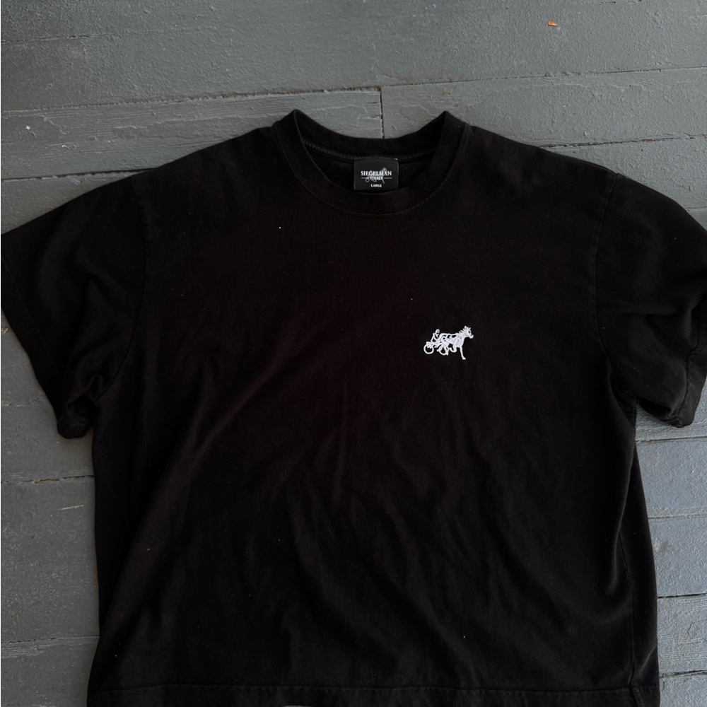 Siegelman Stable Embroidered Logo T-Shirt - Black Size L